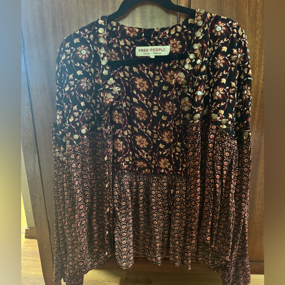 Free People Boho blouse